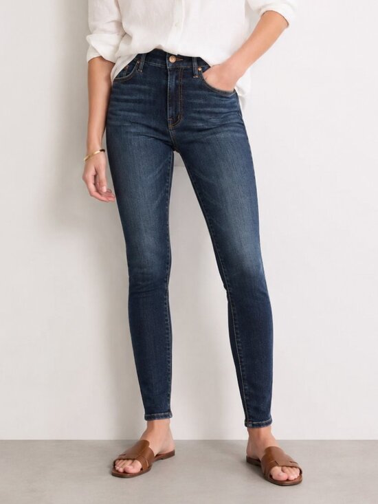 MOTHER Denim - MOTHER High Waisted Looker Jeans 24 Medium Wash Blue USA